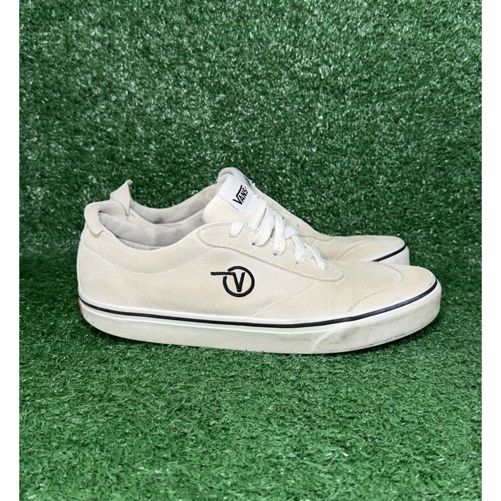 VANS Womens Paradox Beige Grey Low Top Skate Shoes Casual Sneakers Size 9.5